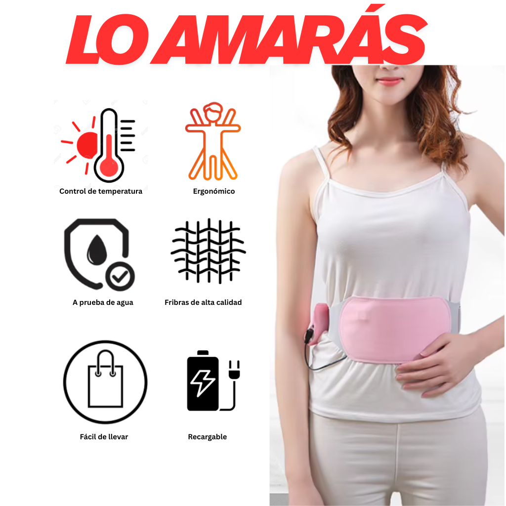 Cinturón Eléctrico alivio menstrual