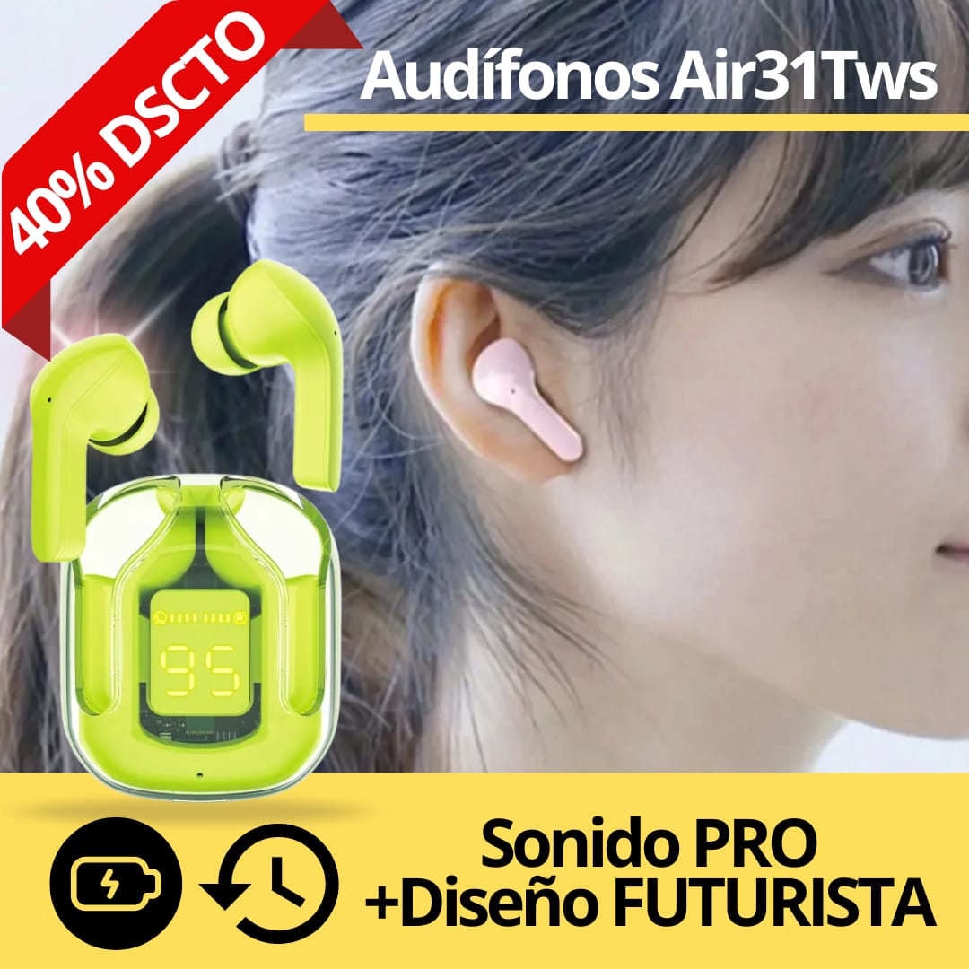 Audífonos Transparentes Air31 TWS