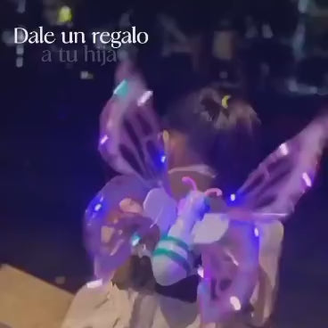 ALAS DE MARIPOSA LED CON MOVIMIENTO